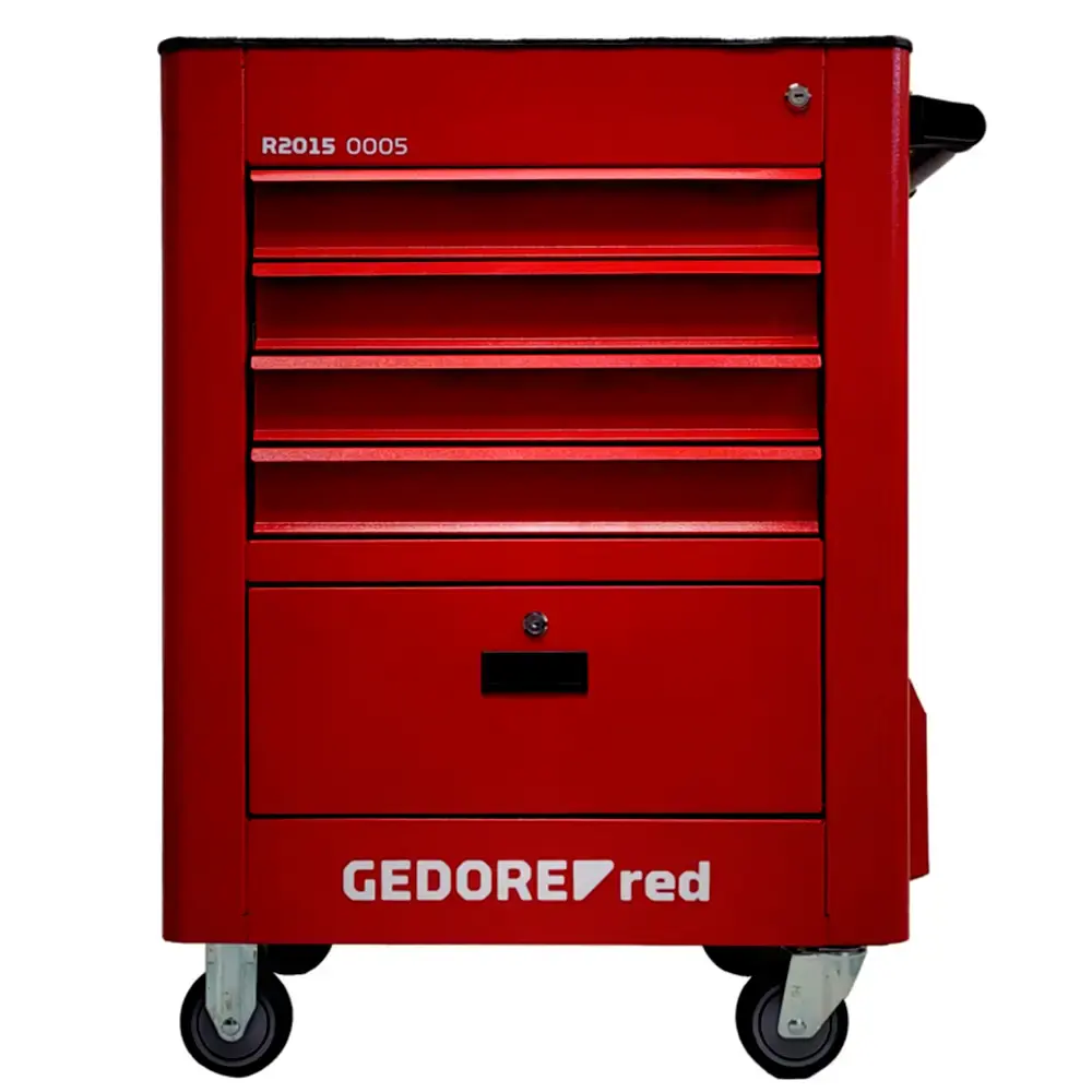 Carrinho para ferramentas 5 gavetas Gedore RED — fotografia de referência
