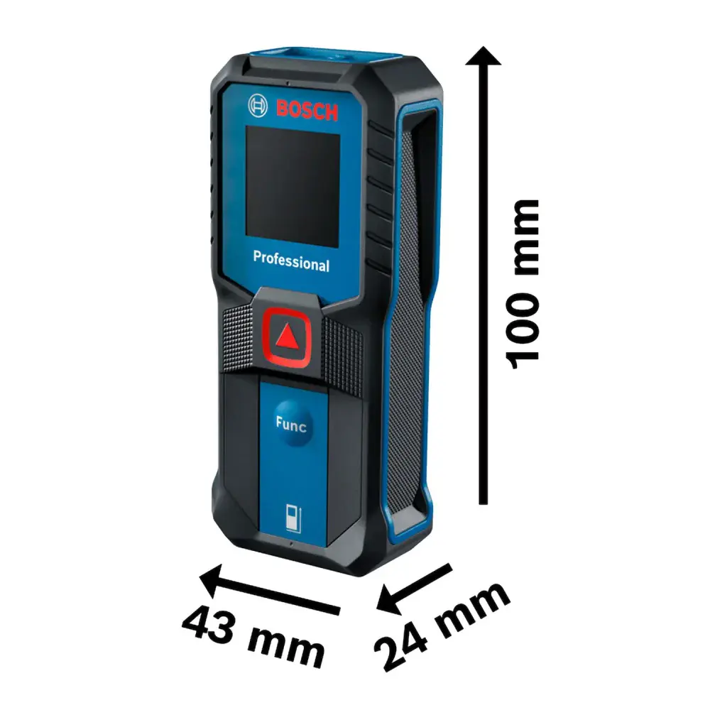 Trena laser glm 25-23 com alcance de 25M Bosch — fotografia 4