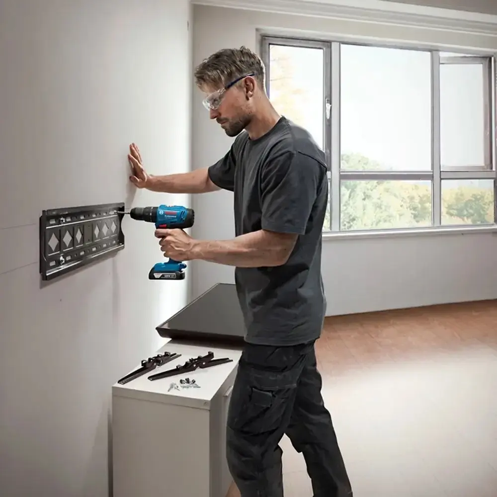 Parafusadeira furadeira impacto 2 baterias e carregador GSB183-LI com estojo 15 peças mini x-line Bosch — fotografia 8