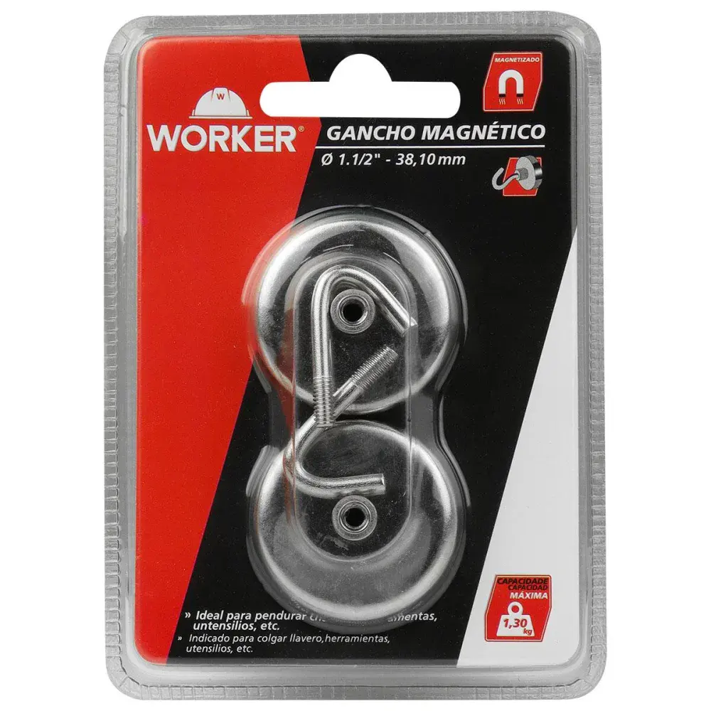 Gancho metálico em aço carbono 1.1/2 Worker — fotografia 5