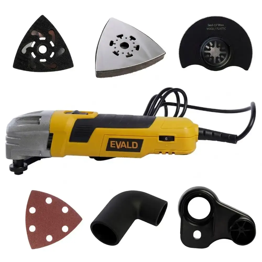 Multiferramenta oscilante elétrica 300W com kit 10 acessórios EMFO300 Evald 220 V — fotografia de referência