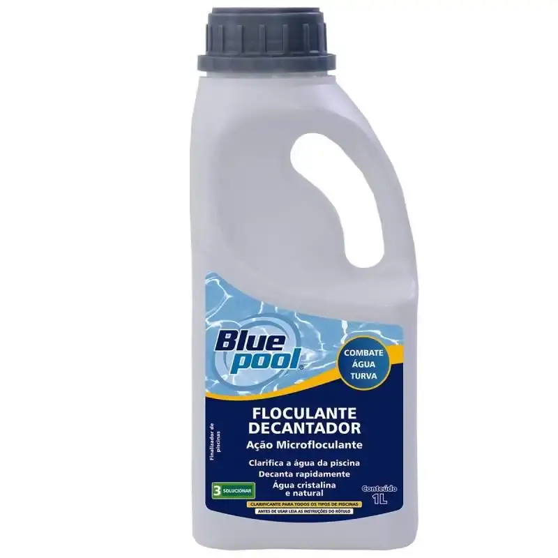 Floculante Clarificante Decantador para Piscinas 1L Kit com 3 Unidades 256620B Bluepool by FLUIDRA — fotografia 2