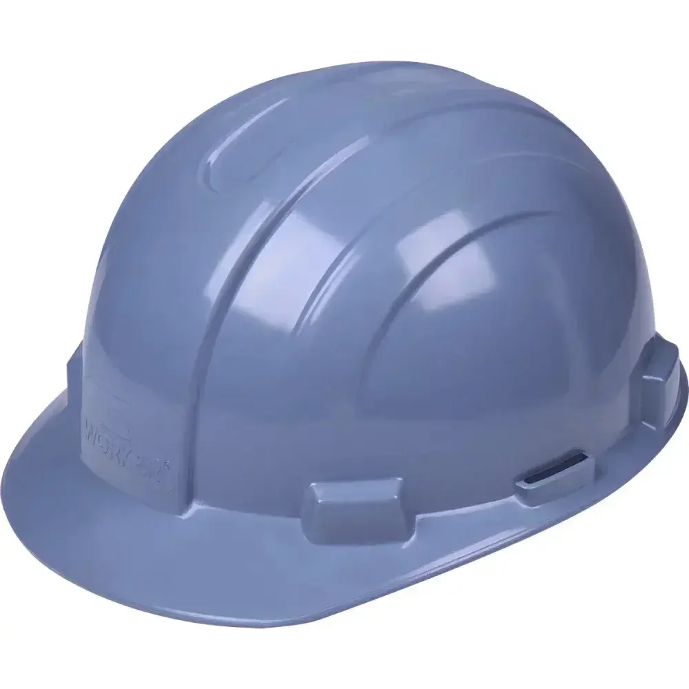 Capacete de proteção industrial cinza max Worker — fotografia 7