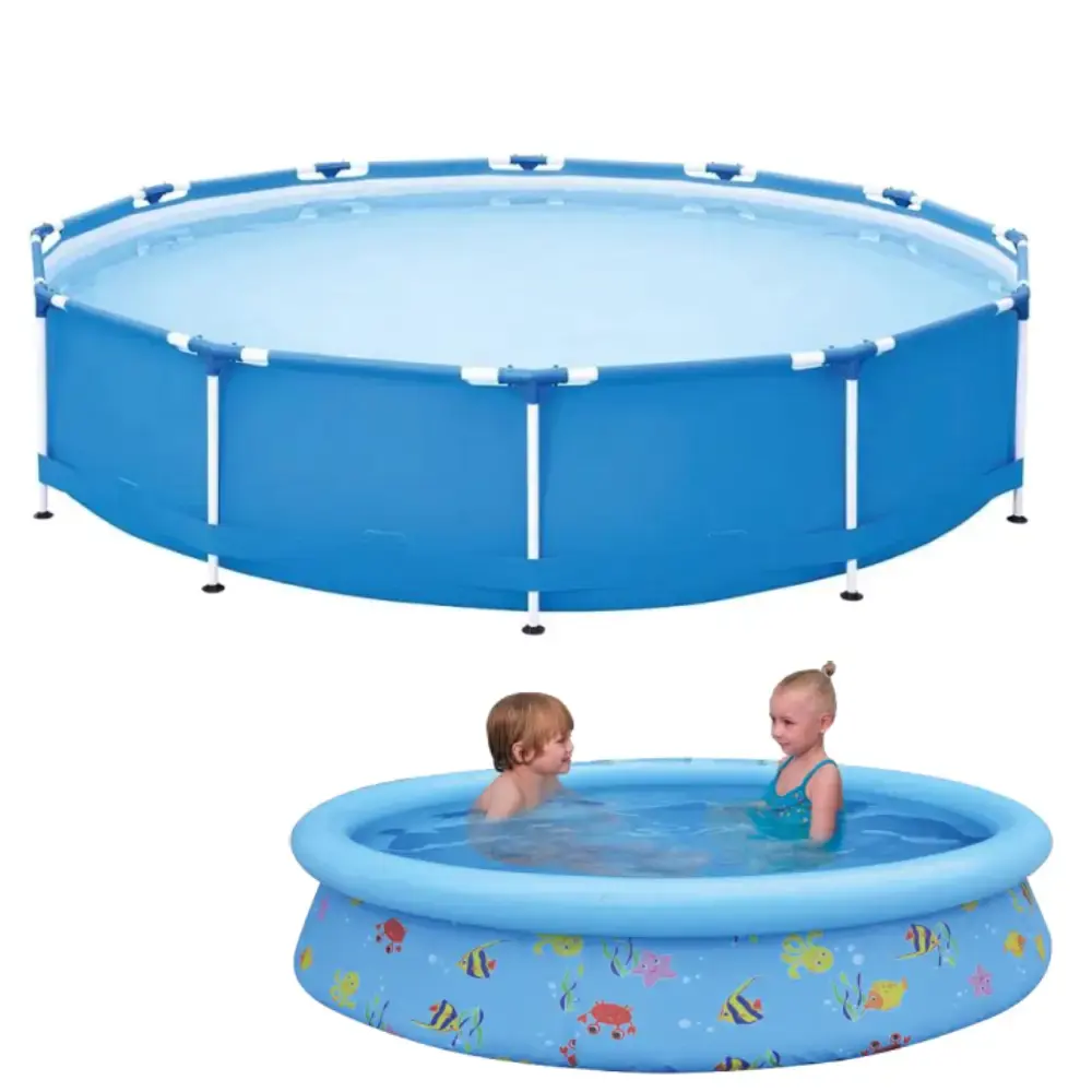 Piscina 5000L armação piscina inflável infantil 1000L Mor — fotografia de referência
