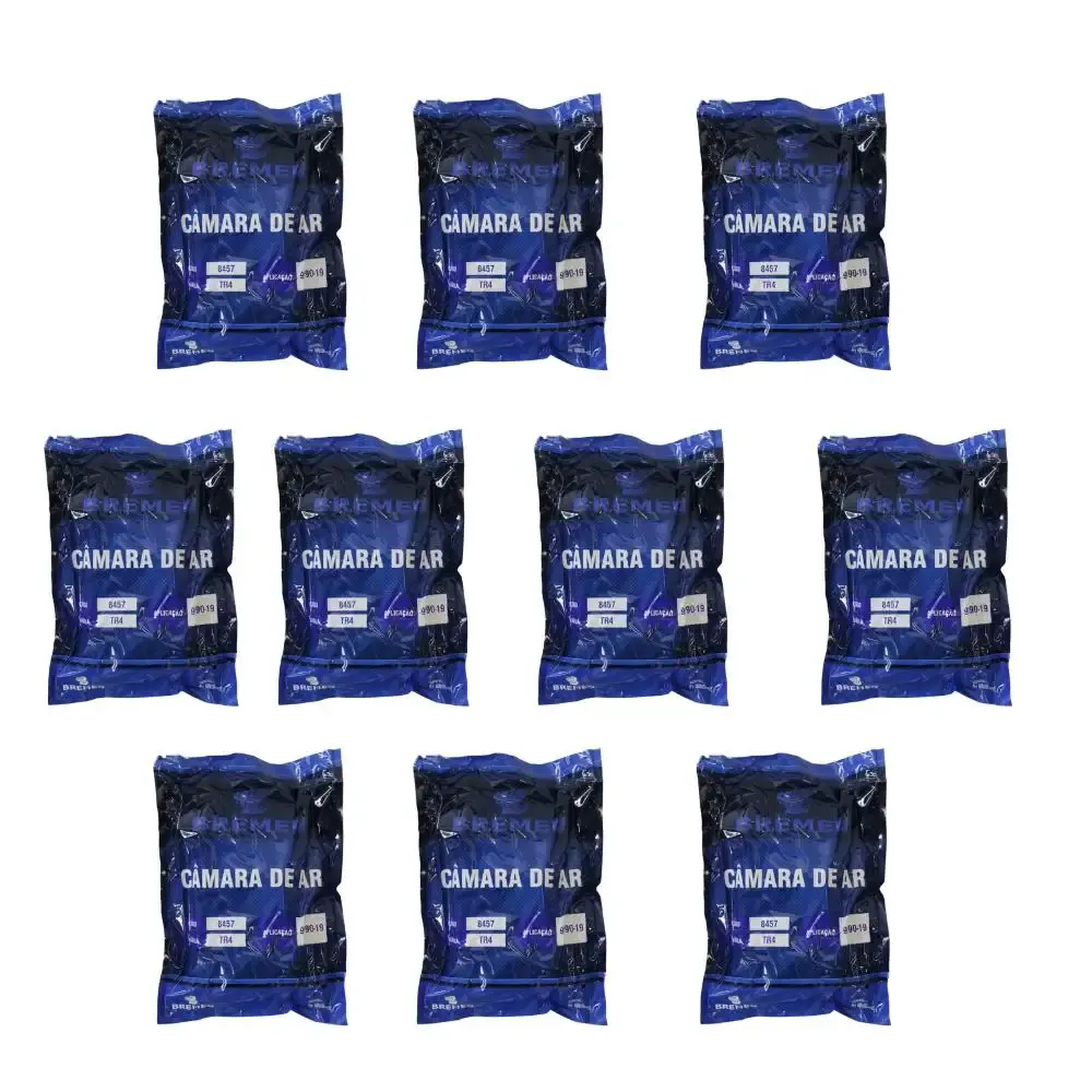 Kit 10 câmaras de ar para pneu aro 19 para moto NXR bros Bremen — fotografia 3