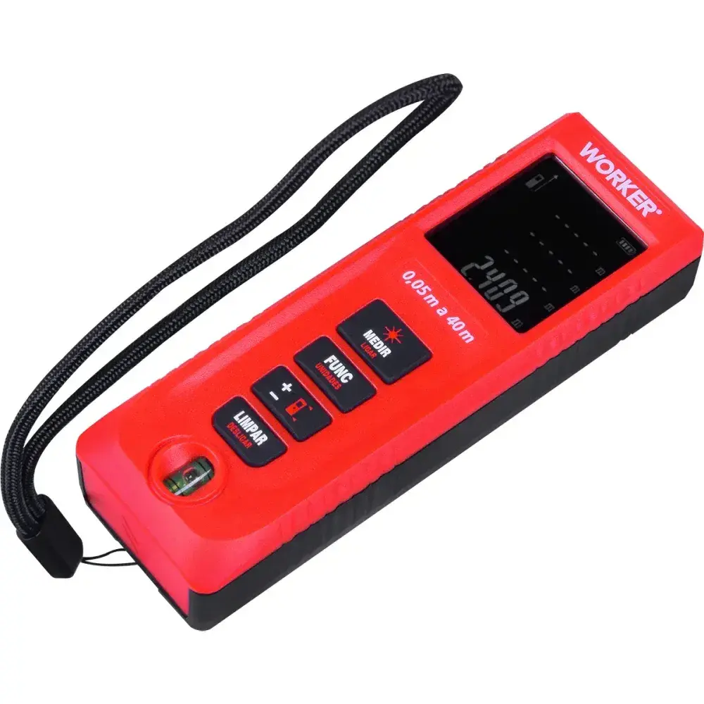 Trena digital a laser 40M Worker — fotografia 4
