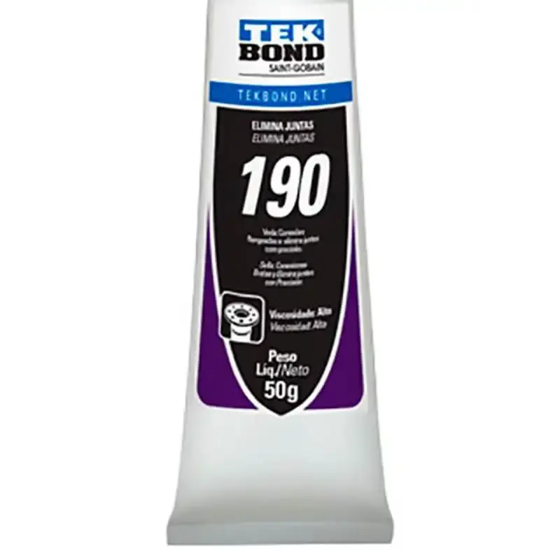 Cola 190 veda juntas 50 GR roxo 10221001300 Tekbond — fotografia 3