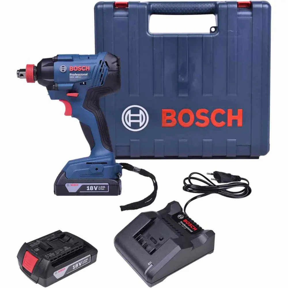 Chave de impacto sem fio gdx 180-LI professional biv Bosch — fotografia de referência