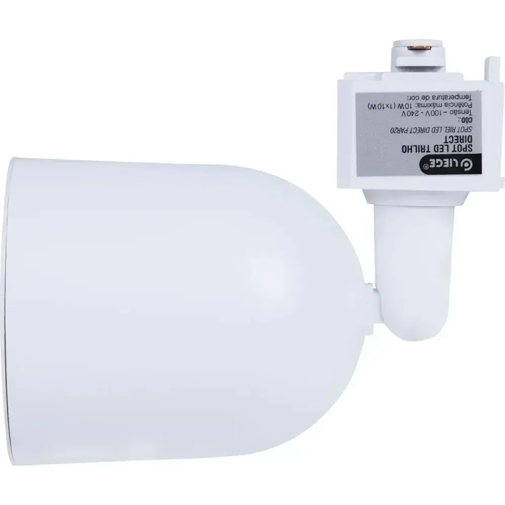 Spot led para trilho 10W 750LM 6500K biv branco Liege — fotografia 6