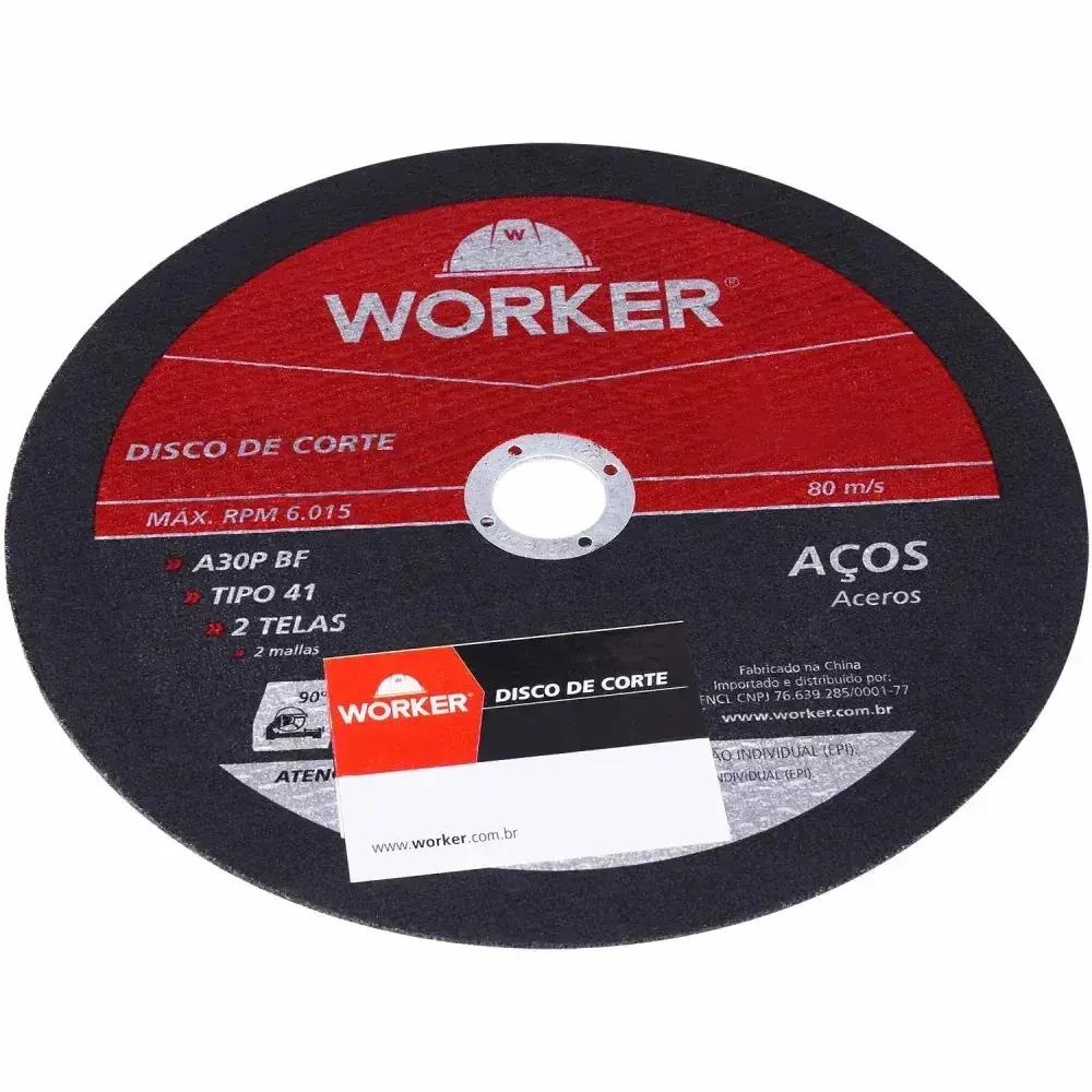 Disco de corte aço 10 Worker — fotografia 7