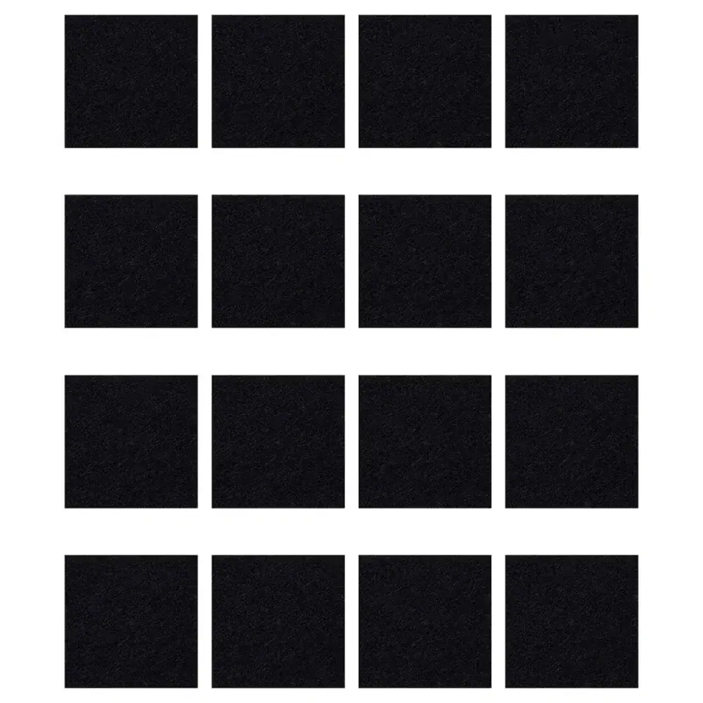 Feltro adesivado 25X25MM carpete Kala cartela com 16 peç — fotografia 6