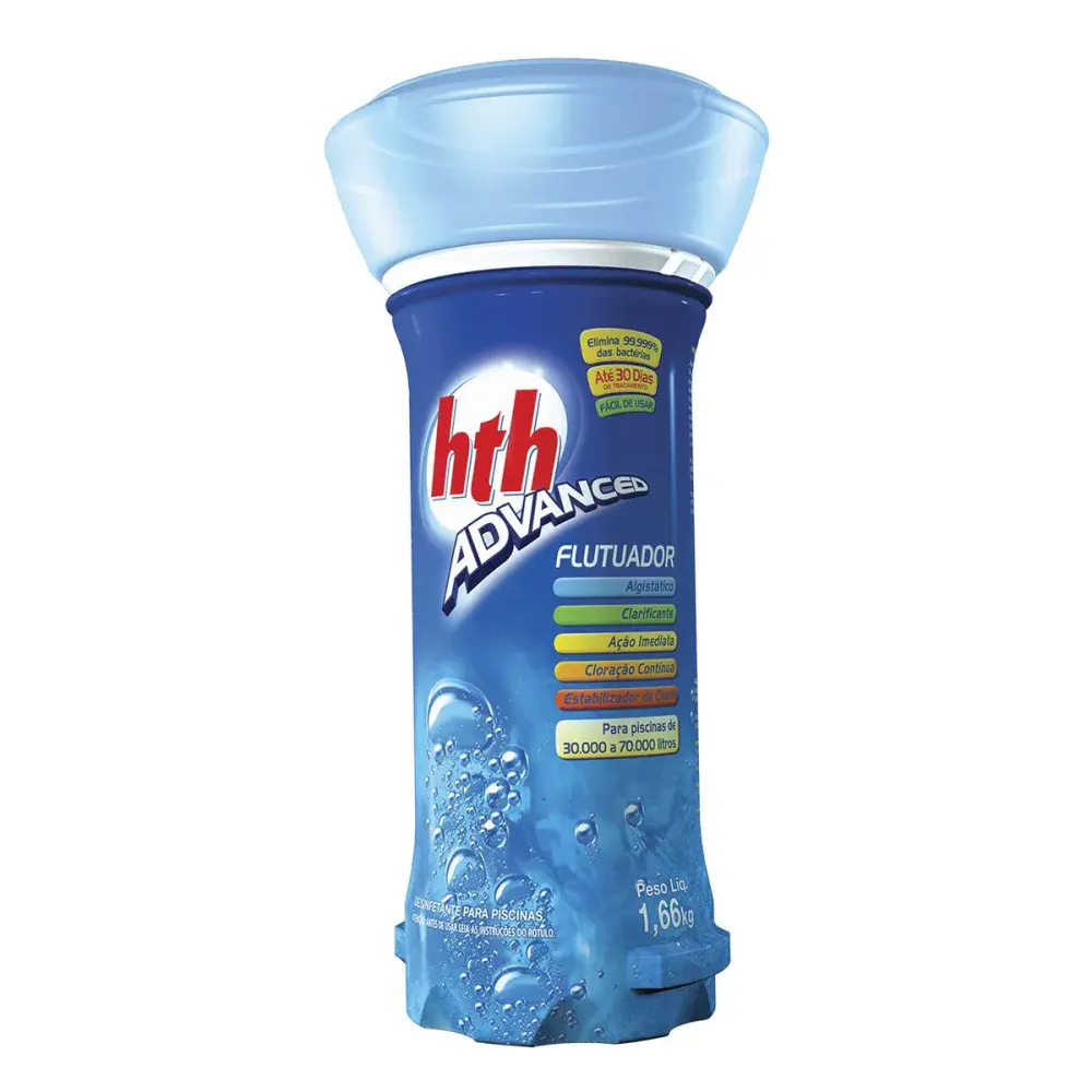 Cloro flutuador grande 1,66KG HTH — fotografia de referência