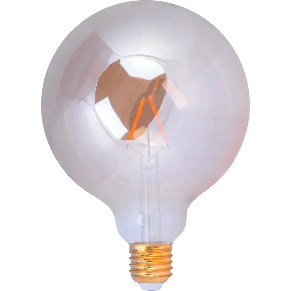 Lâmpada led filamento vintage globo G125 bivolt Liege — fotografia 6