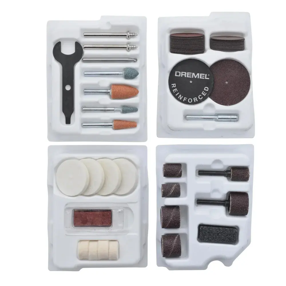 Kit para mini retifica com 110 peç de uso geral 709 Dremel — fotografia 10