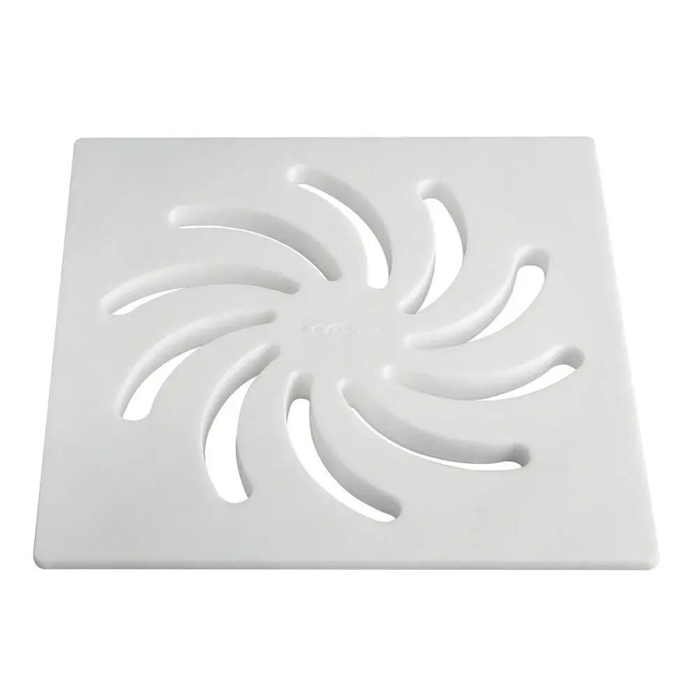 Grelha quadrada cromada Amanco abs 150MM vortice — fotografia de referência