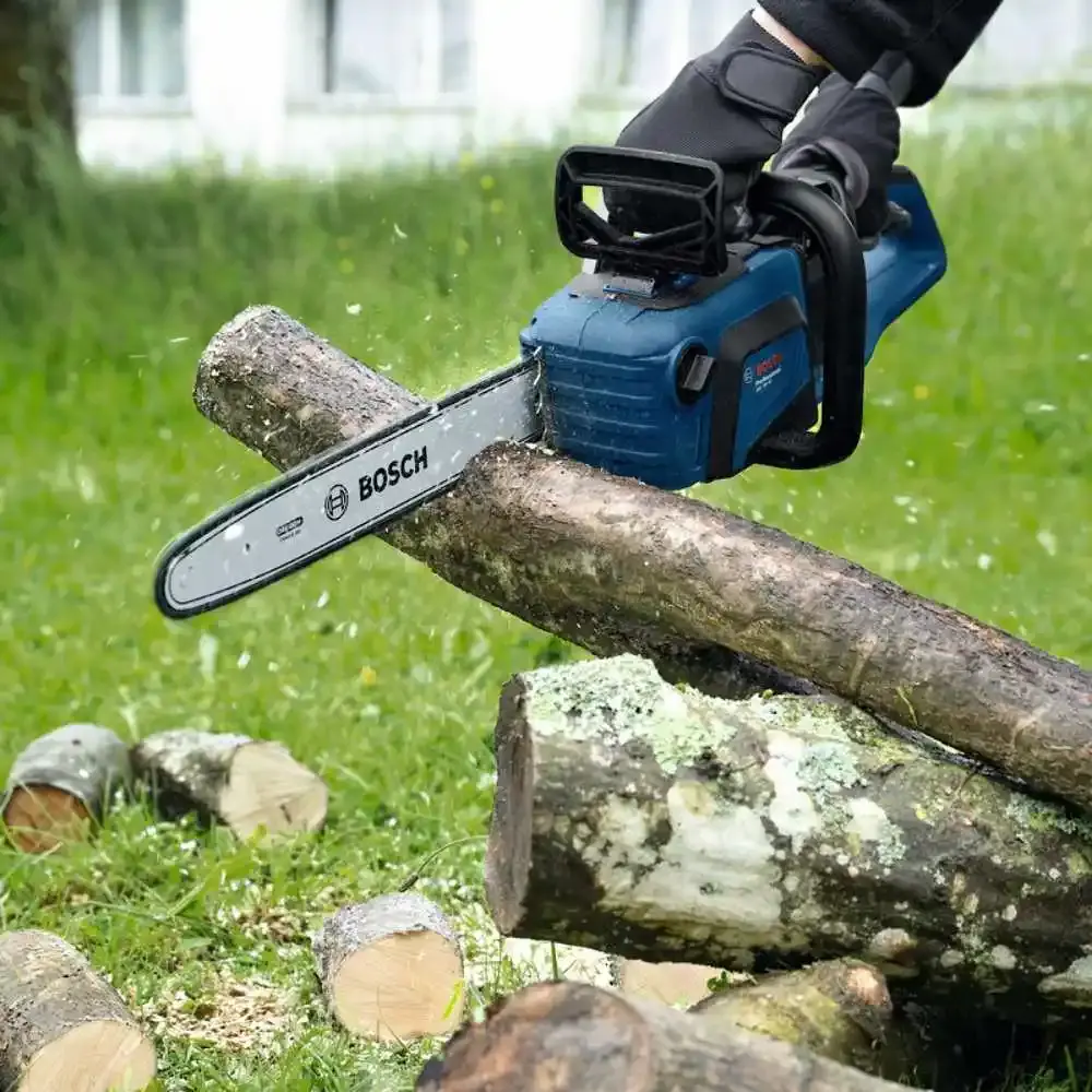 Motosserra GKE 18V-40 com aparador de cerca viva GHE-60 e bateria 18V 4,0AH carregador bivolt Bosch — fotografia 5