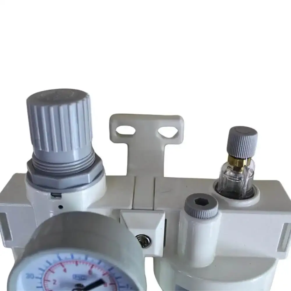 Filtro de ar e lubrificador 1/2 POL com manômetro W-BEFC4000N Fluir — fotografia 4