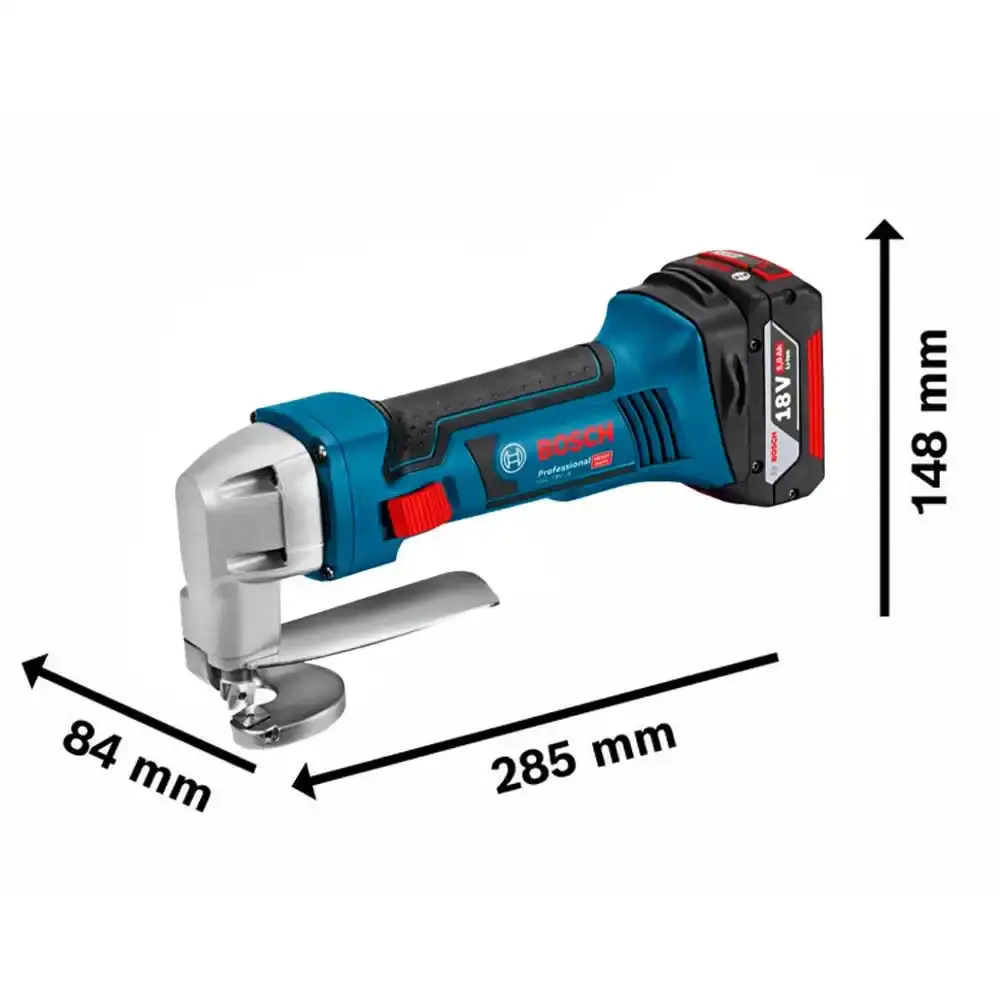 Tesoura faca 18V GSC 18V-16 com bateria 18V 4AH Bosch — fotografia 2