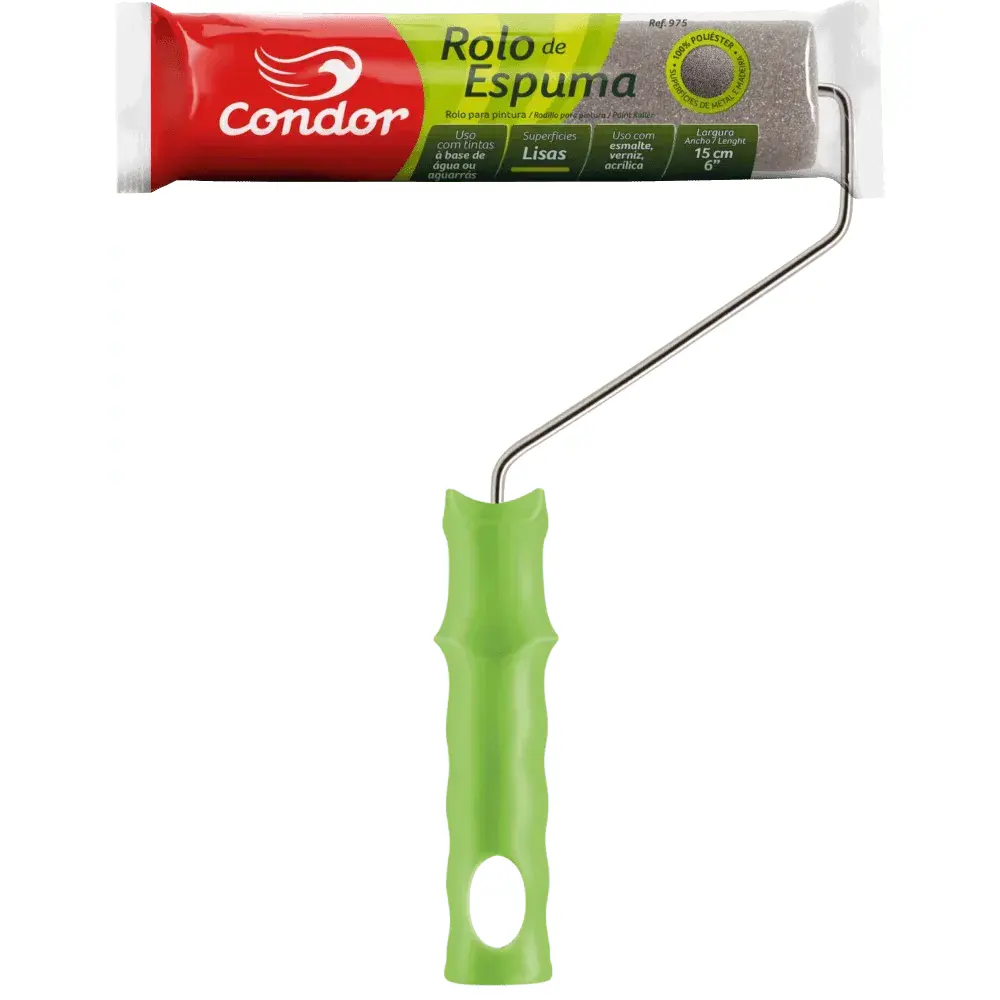 Rolo de espuma pintura com 15CM modelo 8094 do Condor — fotografia 3