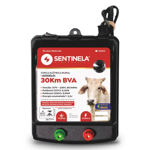 Eletrificador de cerca 30KM BVA - Sentinela — fotografia de referência