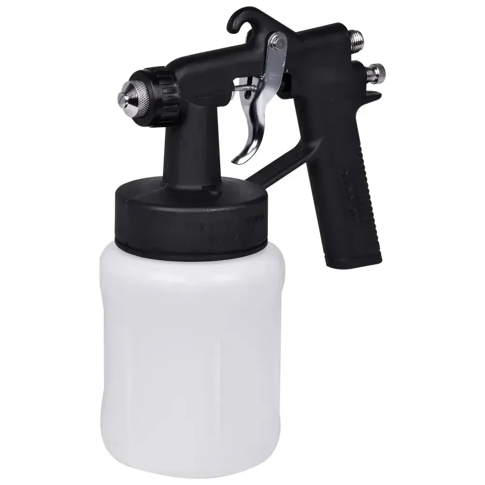 Pistola de pintura de ar direto 1,5MM 40PSI 700ML Worker — fotografia 7