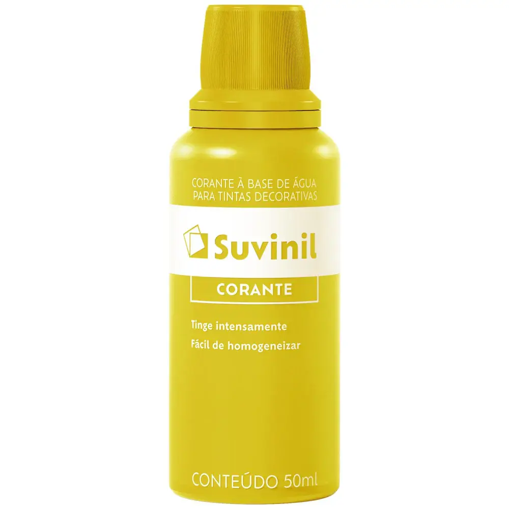 Corante líquido para tinta amarela 50ML Suvinil — fotografia de referência