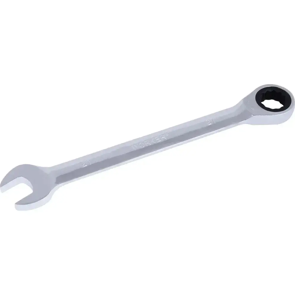 Chave combinada com catraca cromo vanádio 21MM Worker — fotografia 8