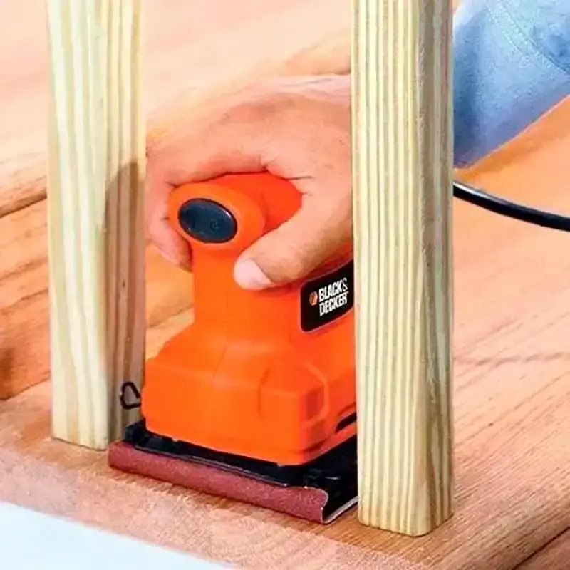 Lixadeira orbital 200W 14000 OPM BS200-BR black & decker 110 V — fotografia 4