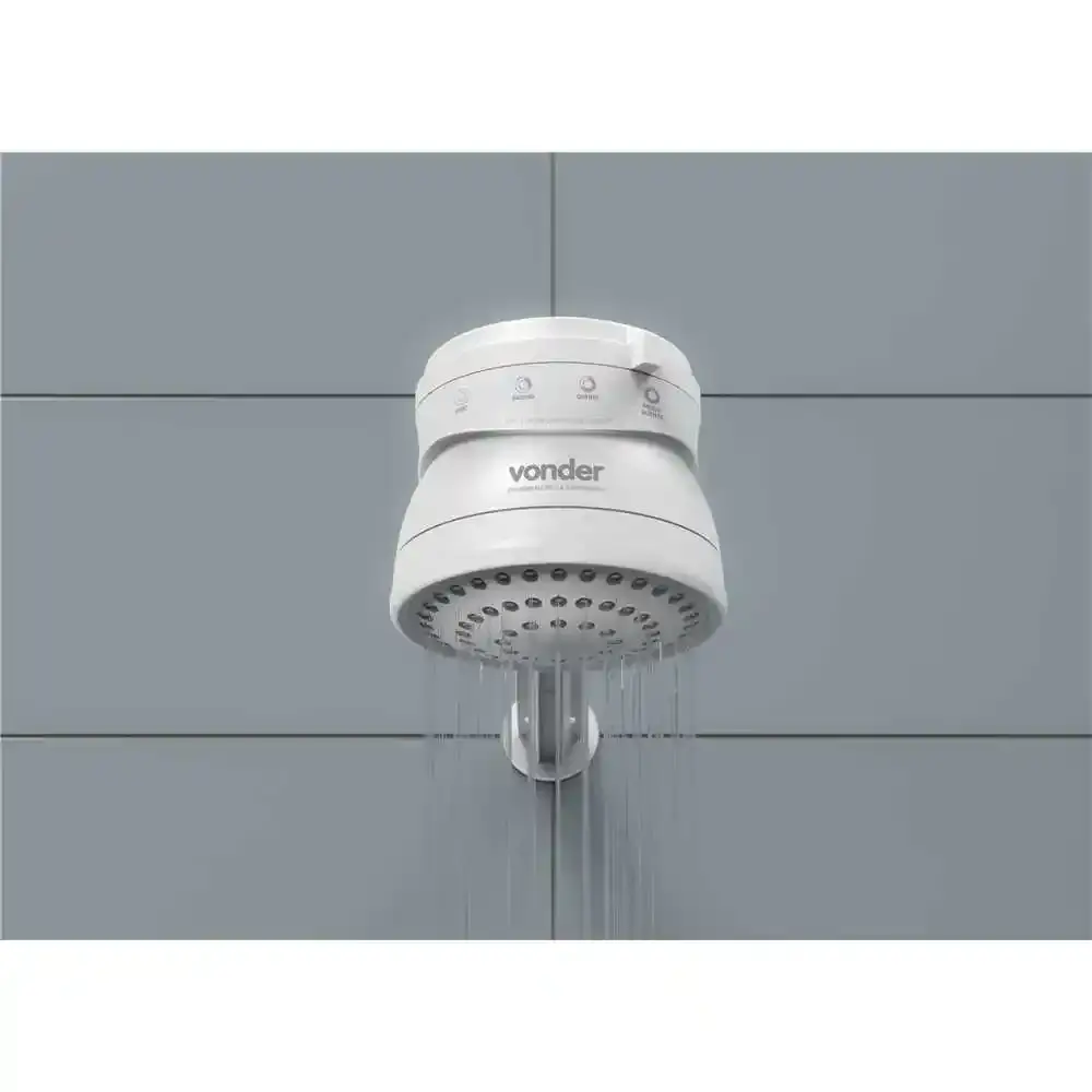Ducha com 4 temperaturas 6800W 220V branca Vonder — fotografia 8