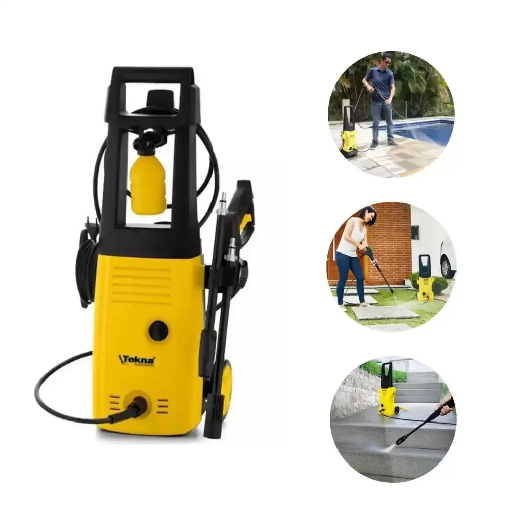 Lavadora de alta pressão com shampoozeira 1400W HLX1102VM Tekna — fotografia 5