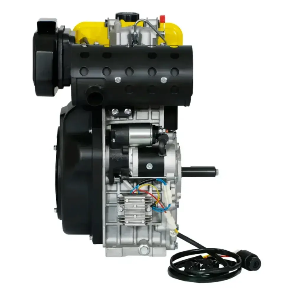 Motor a diesel 15HP com partida elétrica Matsuyama — fotografia 12