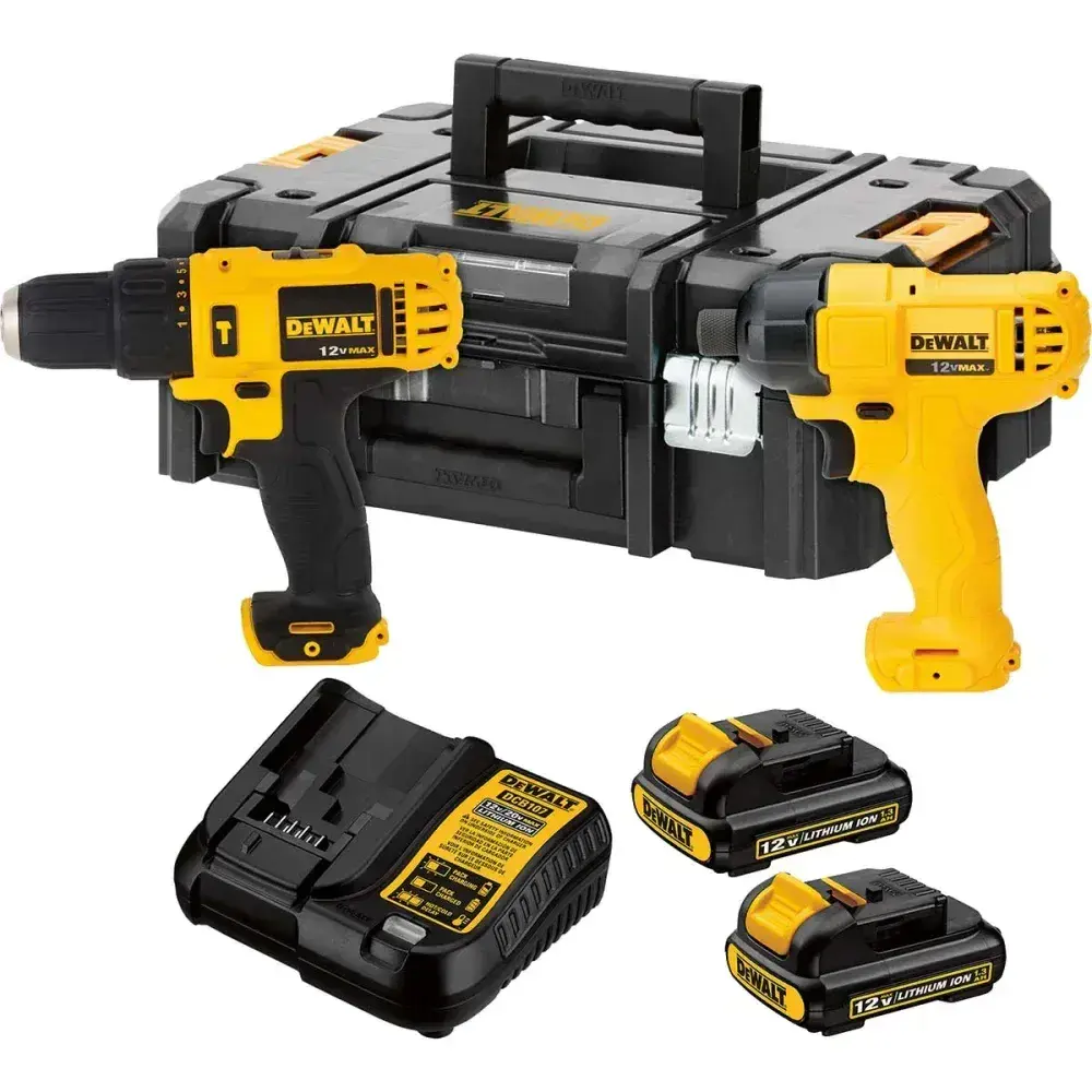 Parafusadeira furadeira e chave impacto 1/4 12V Dewalt — fotografia 4