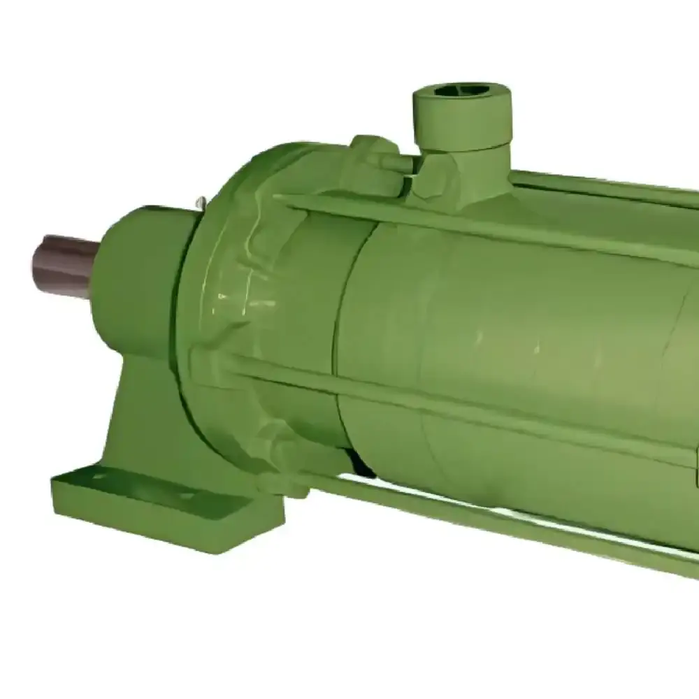 Bomba multiestágio mancalizada sem motor 1,0CV 2 estágios me-al 1210 Schneider — fotografia 3