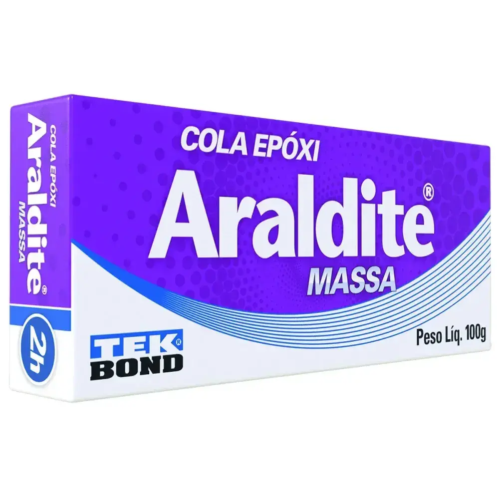 Adesivo massa epoxi Araldite 100GR — fotografia 2