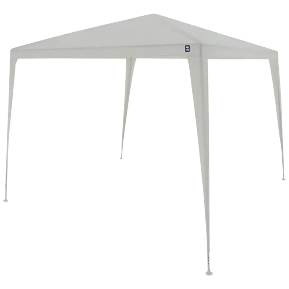 Tenda Gazebo Tubular 3m x 3m Polietileno Branca BEL BEL FIX — fotografia de referência