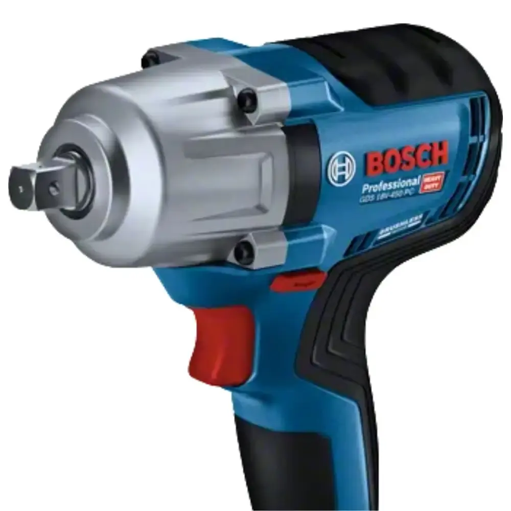 Chave de Impacto 18V 450 Nm Encaixe 1/2 POL GDS 18V-450 PC sem bateria e carregador BOSCH — fotografia 3
