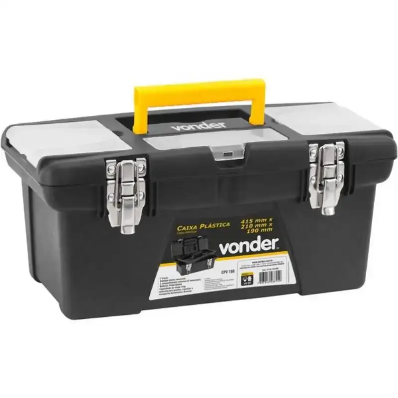 Caixa Plástica 16 POL para Ferramentas 41.5 x 21 x 19 CM CPV 160 VONDER — fotografia de referência
