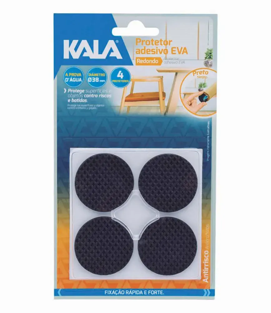 Protetor adesivo eva Kala pr redondo 38MM 4 pçs — fotografia de referência