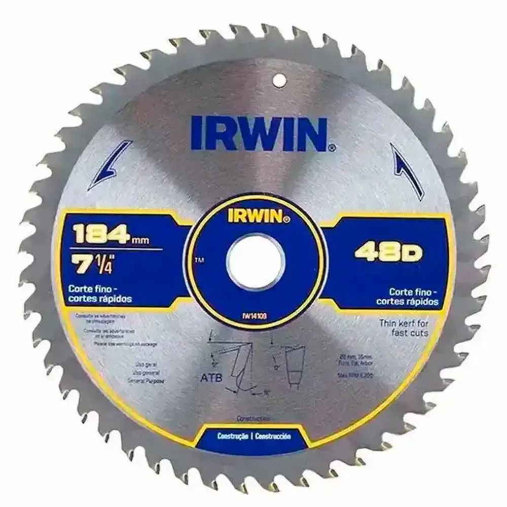 Serra circular widea 7.1/4 pol x 48D IW14109 Irwin — fotografia de referência