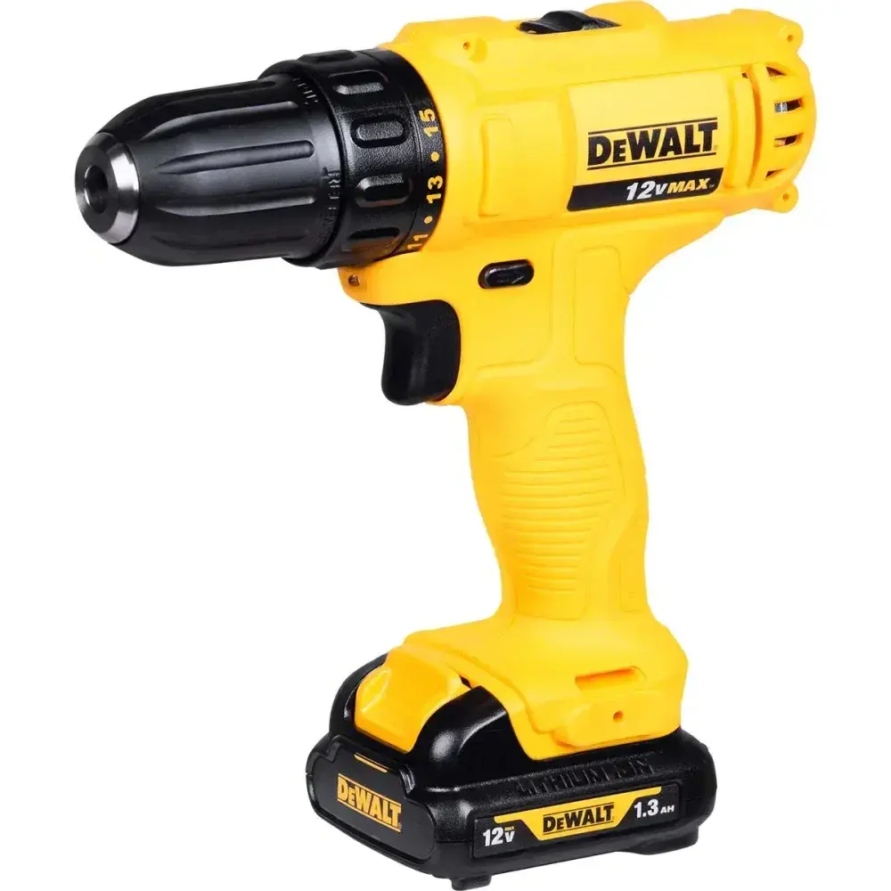 Kit parafusadeira furadeira bateria 3/8 12V bivolt Dewalt — fotografia 7