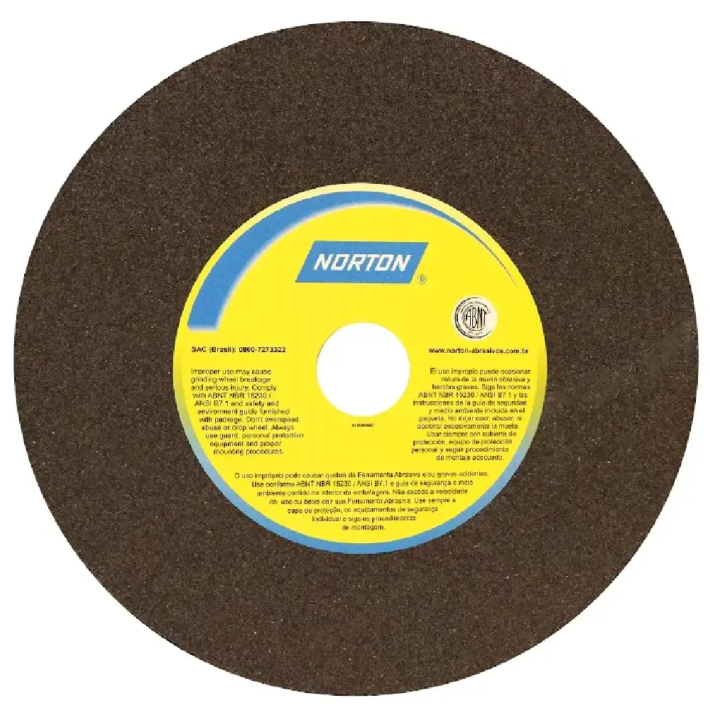 Rebolo Reto para uso Geral 8 X 1 X 1.1/4 POL A46 Norton