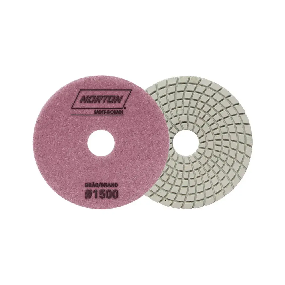 Disco diamantado flexível 100MM grão 1500 verde Norton