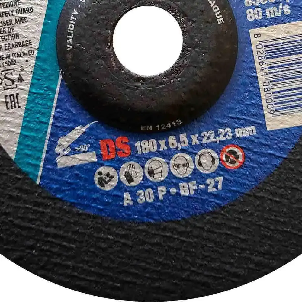 Disco Desbaste 7 Pol x 6,5 mm A30P 3 unidades 08000 SAIT — fotografia 3