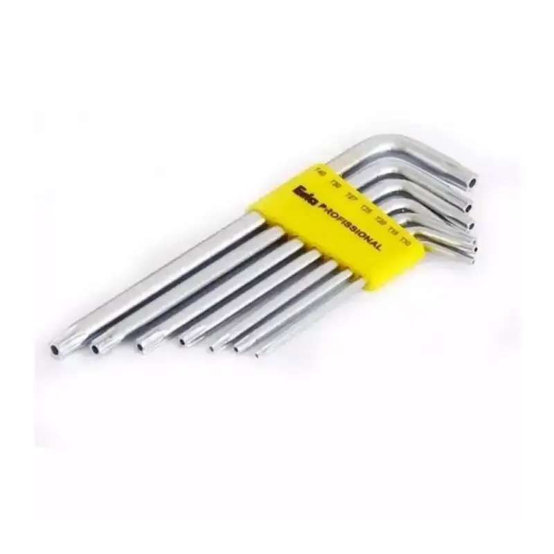 Kit de ferramentas com cabo flexível e 40 peças 8SN + jogo de chave torx 10 peças T9 à T50 8QH Eda — fotografia 5