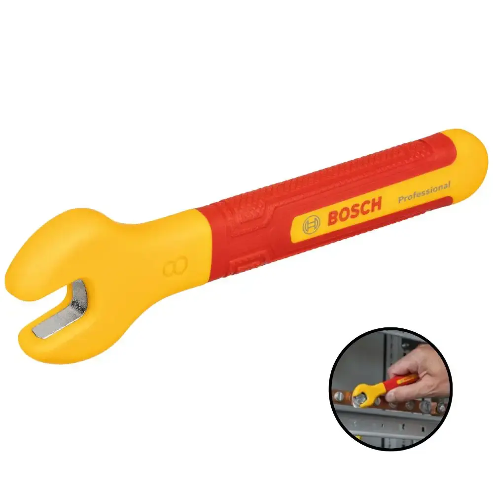 Chave fixa de uma boca 8 MM isolada VDE Bosch — fotografia 3