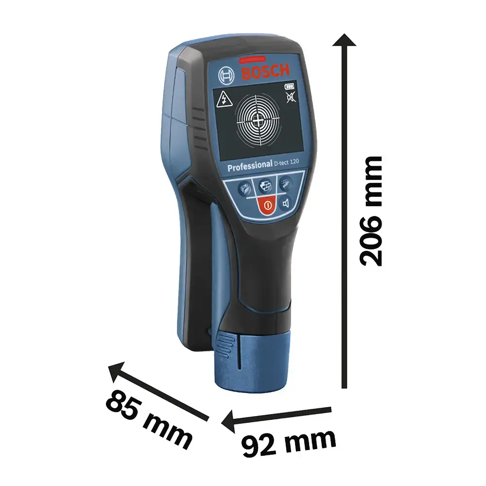Detector de parede d-tect 120 professional Bosch — fotografia 4