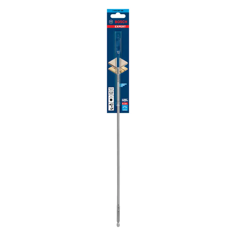 Broca para madeira EXPERT Self Cut Speed 10 x 400mm BOSCH — fotografia de referência