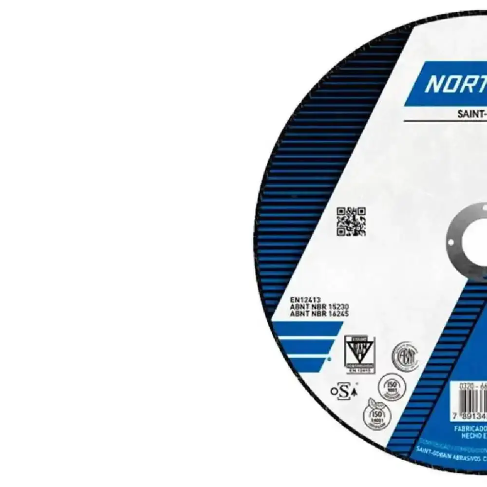 Disco de Corte para Metal e Inox 7 POL x 1.6 MM BNA 12 Kit 50 Peças NORTON — fotografia 3