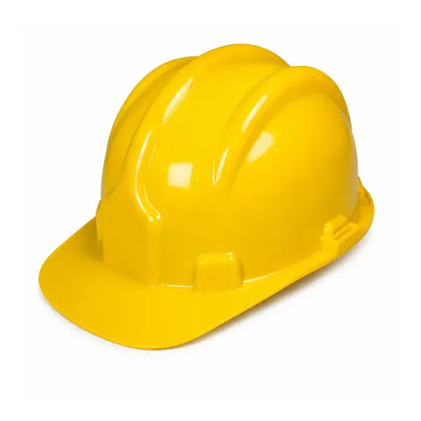Capacete de segurança amarelo - Vonder — fotografia de referência