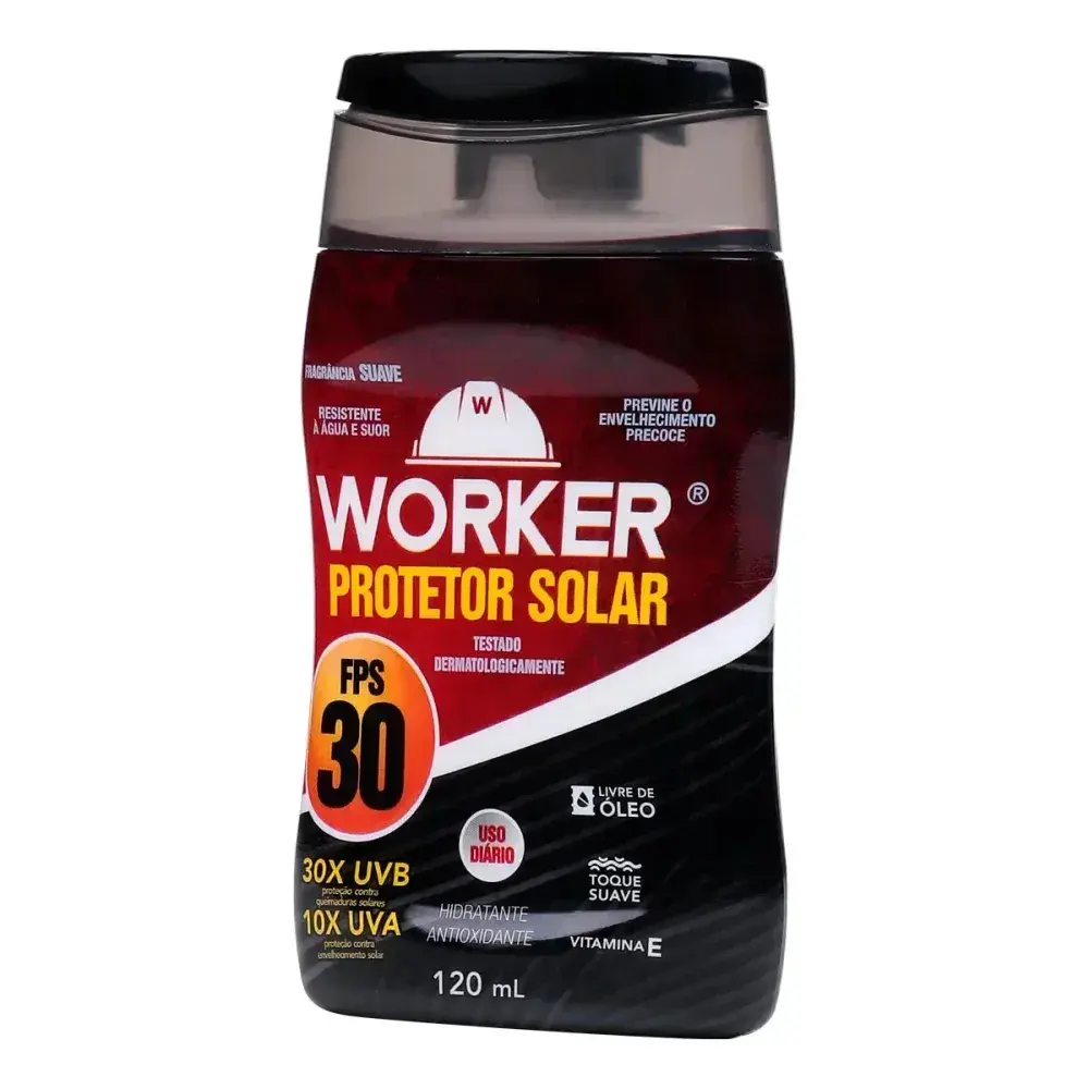 Protetor solar FPS30 120ML Worker — fotografia 3